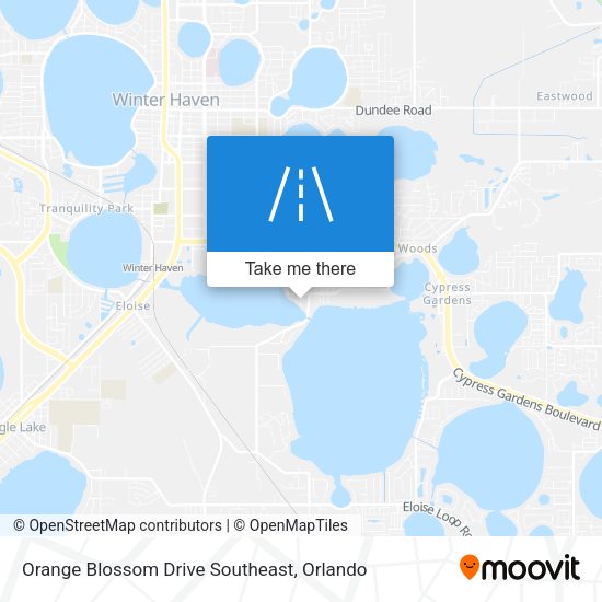 Mapa de Orange Blossom Drive Southeast