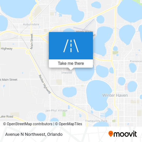 Mapa de Avenue N Northwest