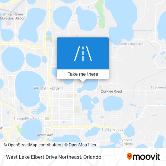 West Lake Elbert Drive Northeast map