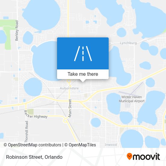 Mapa de Robinson Street