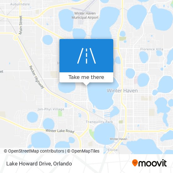 Lake Howard Drive map