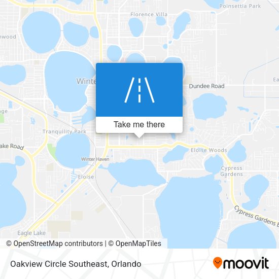 Oakview Circle Southeast map