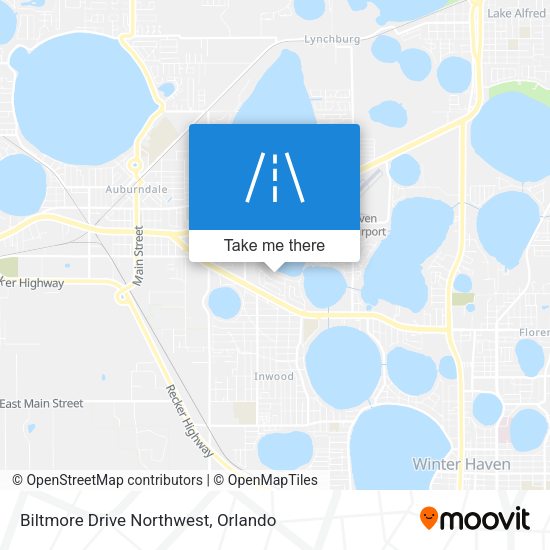 Biltmore Drive Northwest map