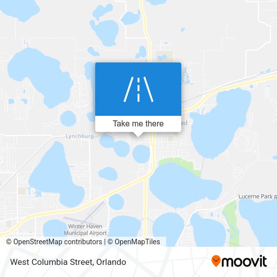 West Columbia Street map