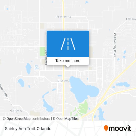 Mapa de Shirley Ann Trail