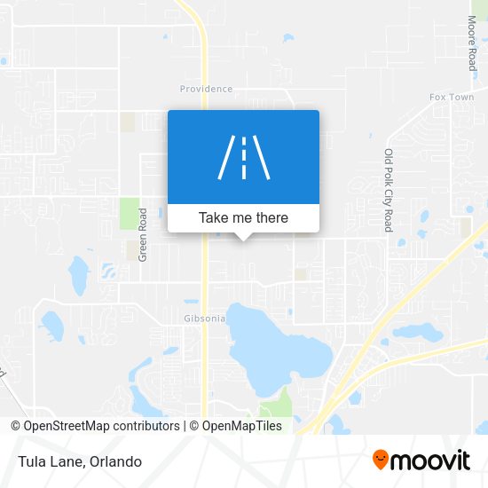 Mapa de Tula Lane