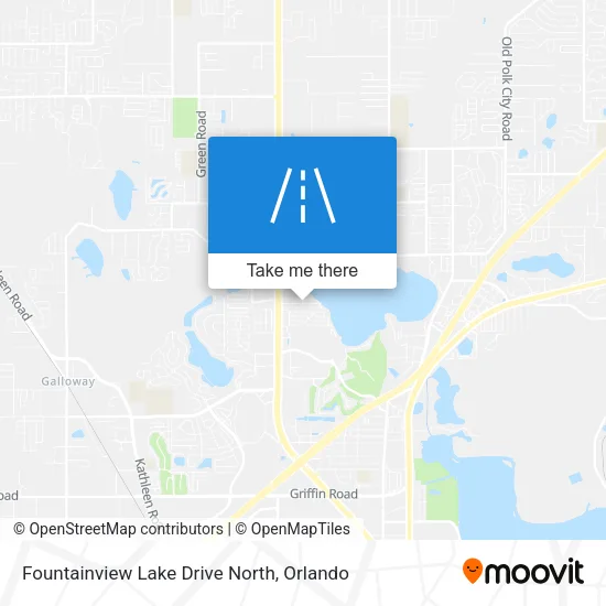 Fountainview Lake Drive North map