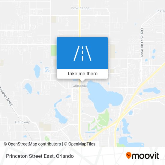 Princeton Street East map