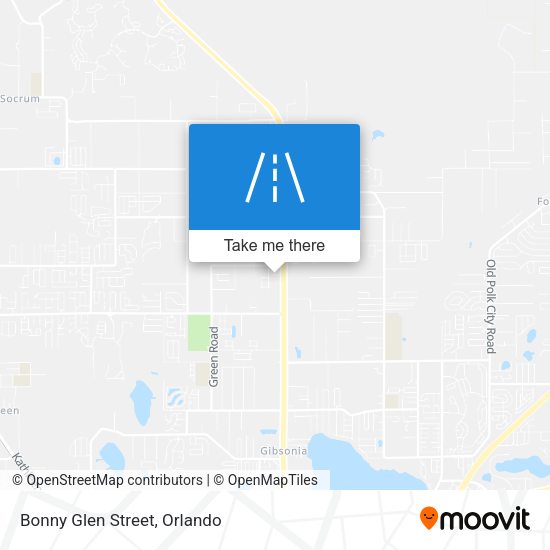 Mapa de Bonny Glen Street