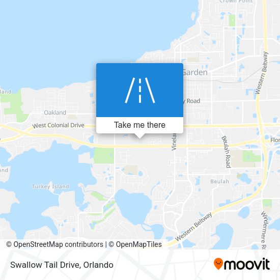 Swallow Tail Drive map