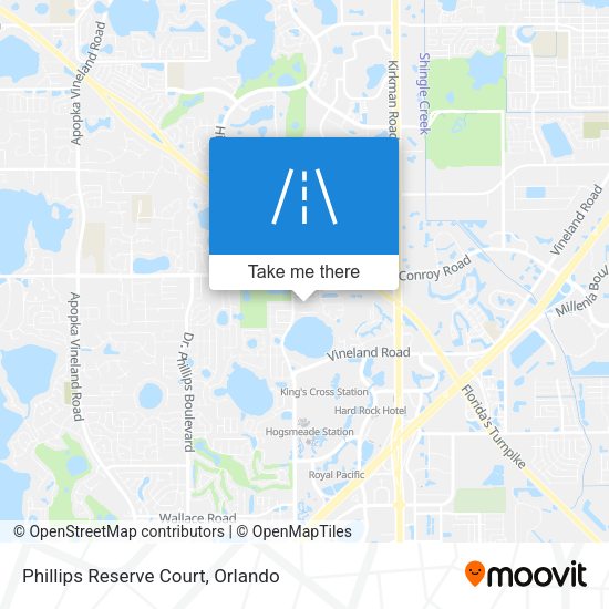 Mapa de Phillips Reserve Court