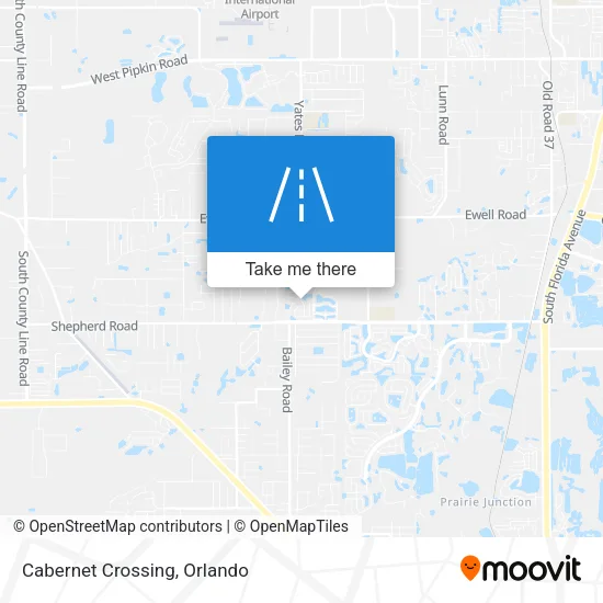 Cabernet Crossing map