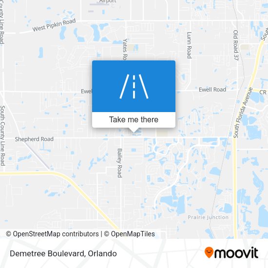 Mapa de Demetree Boulevard