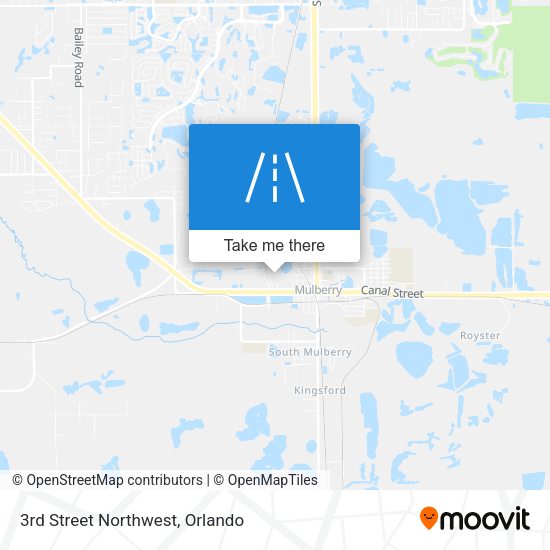 Mapa de 3rd Street Northwest