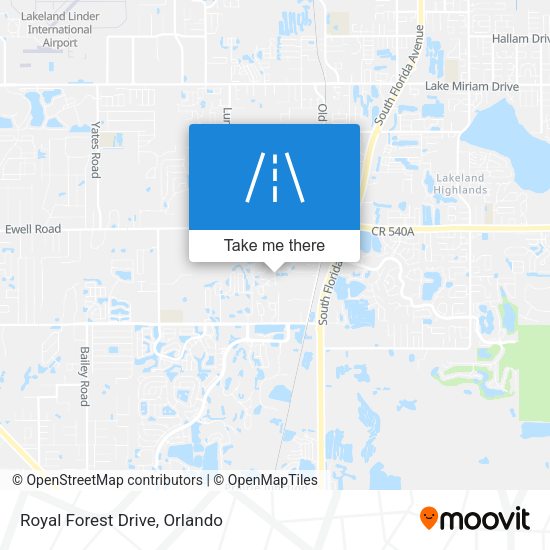 Royal Forest Drive map