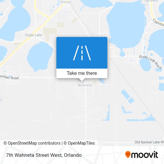 Mapa de 7th Wahneta Street West