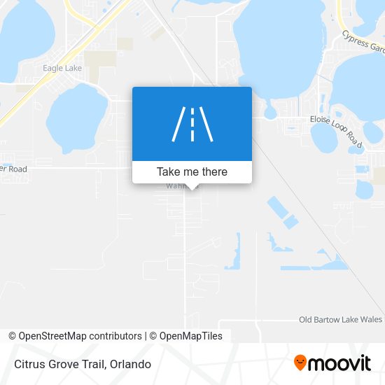 Citrus Grove Trail map