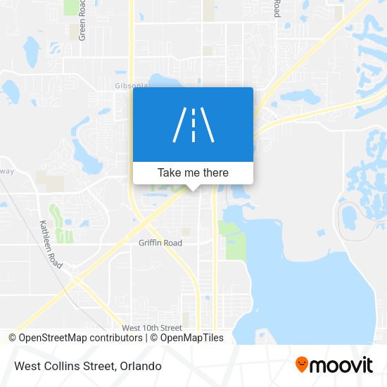 West Collins Street map