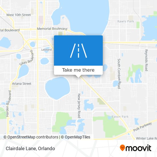 Clairdale Lane map