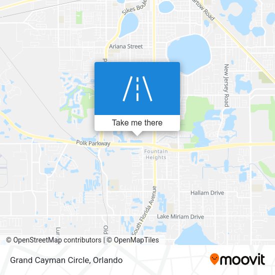 Mapa de Grand Cayman Circle
