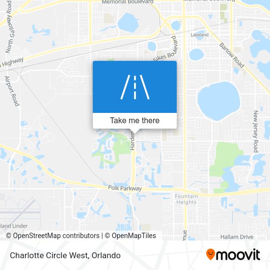 Mapa de Charlotte Circle West
