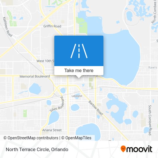 North Terrace Circle map