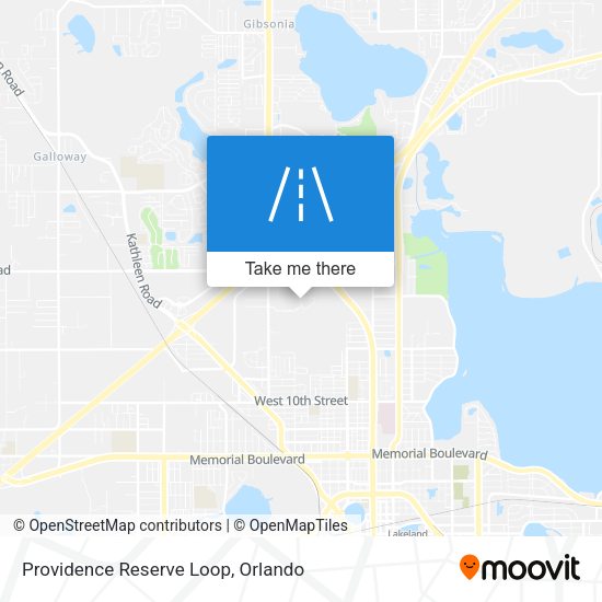 Providence Reserve Loop map