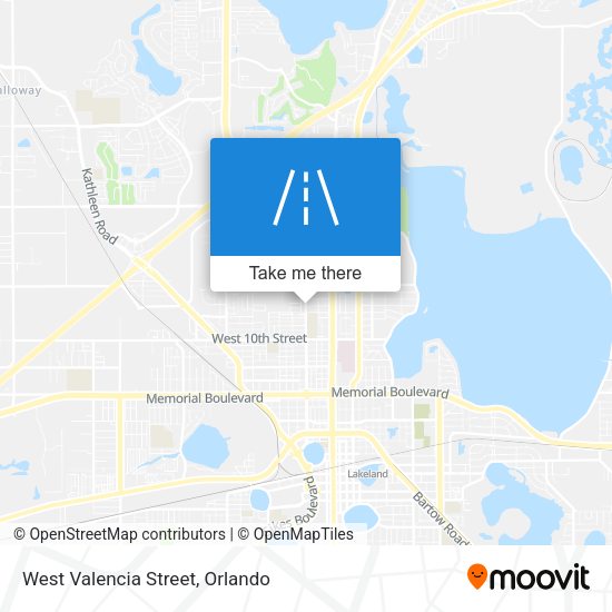 West Valencia Street map