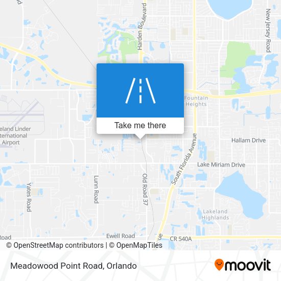 Meadowood Point Road map