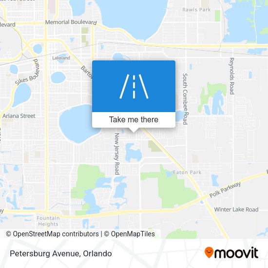 Mapa de Petersburg Avenue
