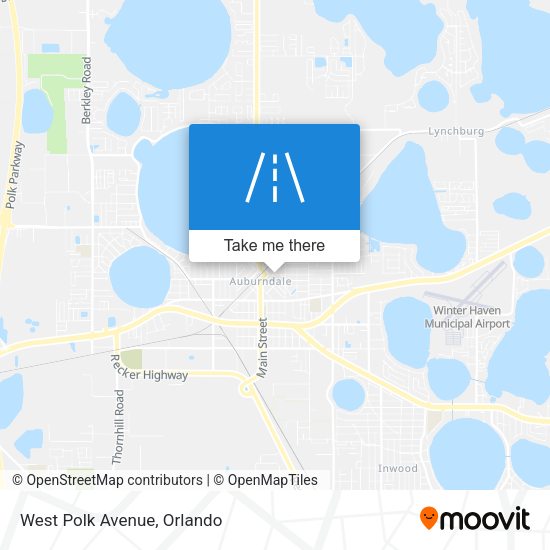 Mapa de West Polk Avenue