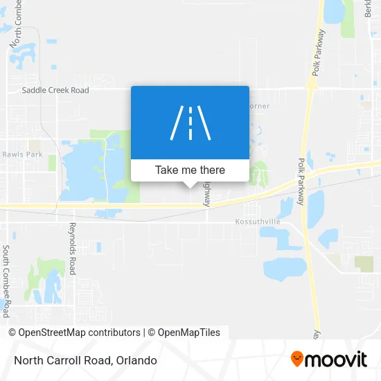 North Carroll Road map