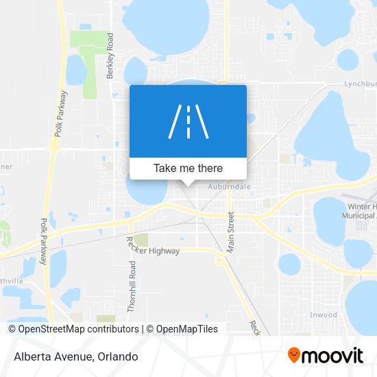 Mapa de Alberta Avenue