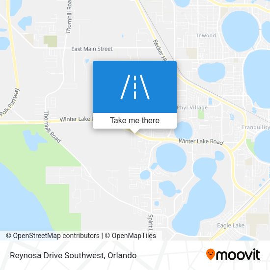 Mapa de Reynosa Drive Southwest