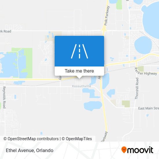 Mapa de Ethel Avenue