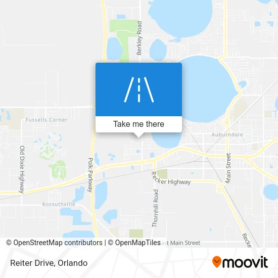 Reiter Drive map