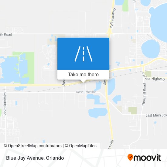 Mapa de Blue Jay Avenue