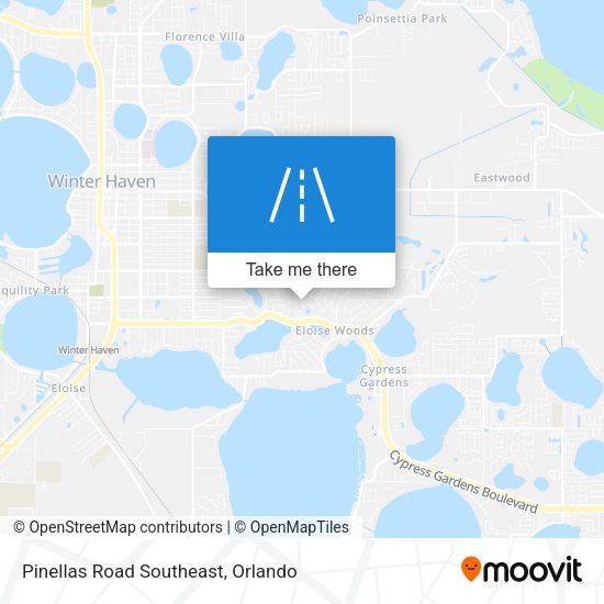 Pinellas Road Southeast map