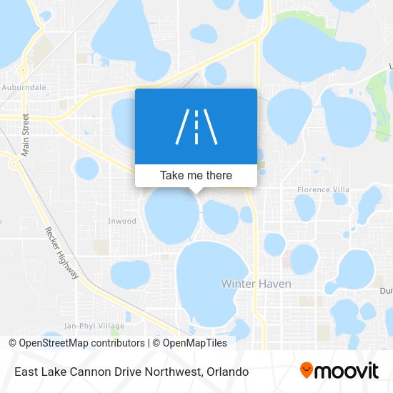 East Lake Cannon Drive Northwest map