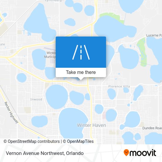 Vernon Avenue Northwest map