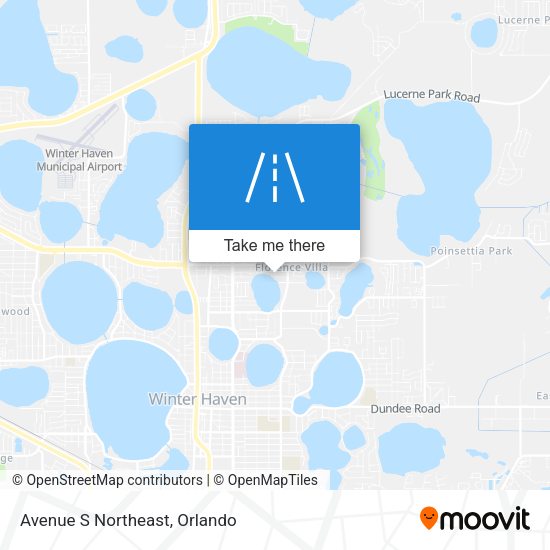 Avenue S Northeast map
