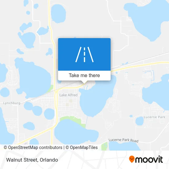 Walnut Street map