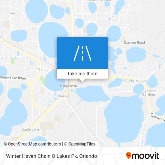 Mapa de Winter Haven Chain O Lakes Pk