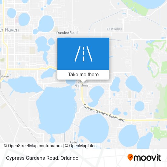 Cypress Gardens Road map
