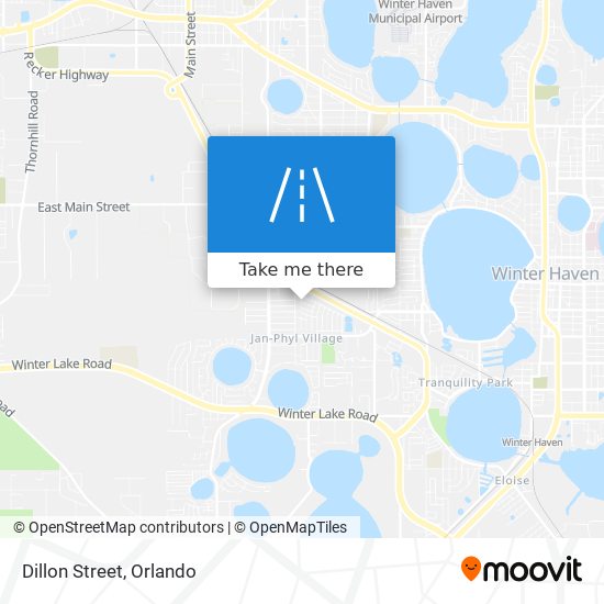 Mapa de Dillon Street