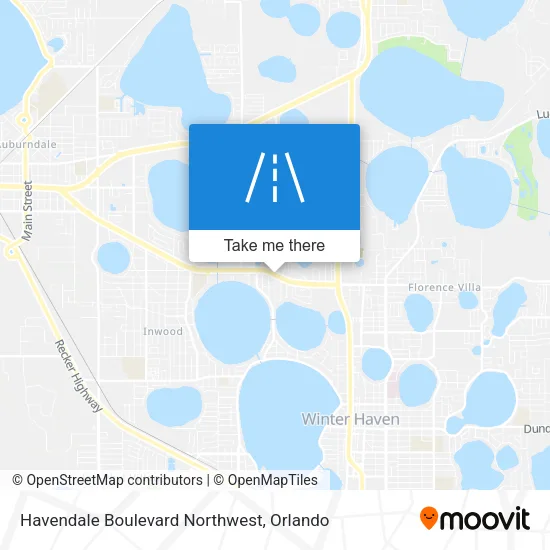 Havendale Boulevard Northwest map