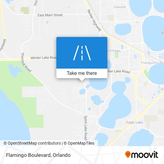 Flamingo Boulevard map