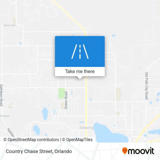 Country Chase Street map