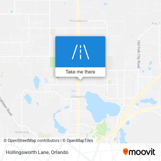 Hollingsworth Lane map