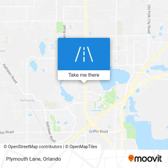 Plymouth Lane map